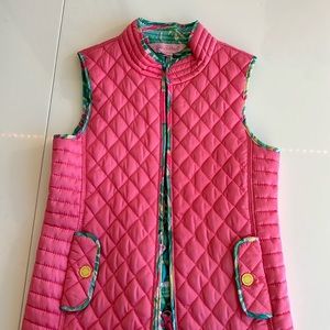 Lilly Pulitzer hot pink vest